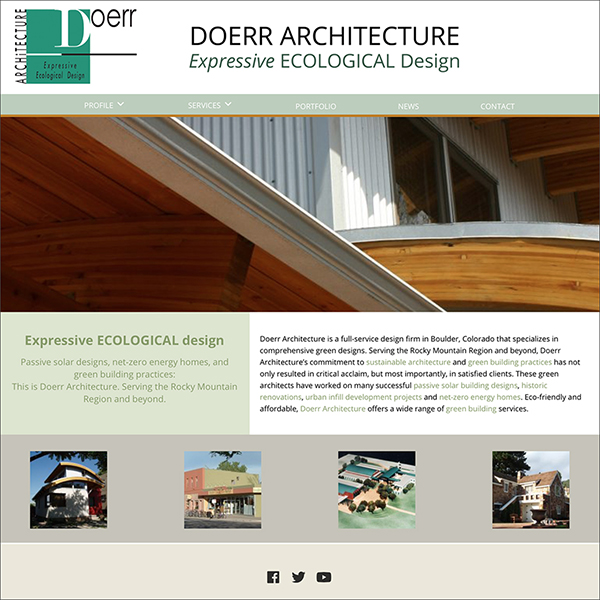 Doerr Architecture website